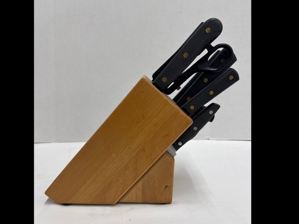 Tramontina Knife Set with Hardwood Block