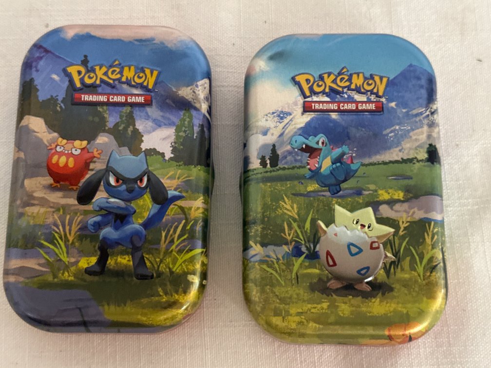 Pokemon Cards in Collectable Tins (2)