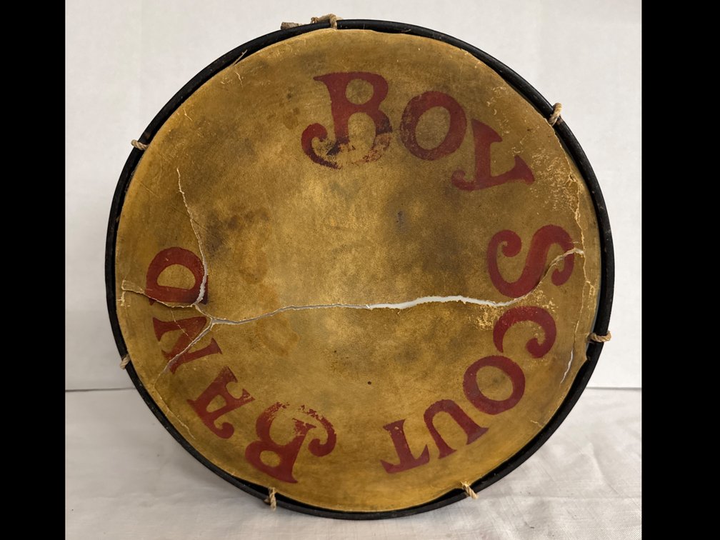 Vintage Boy Scout Band Drum