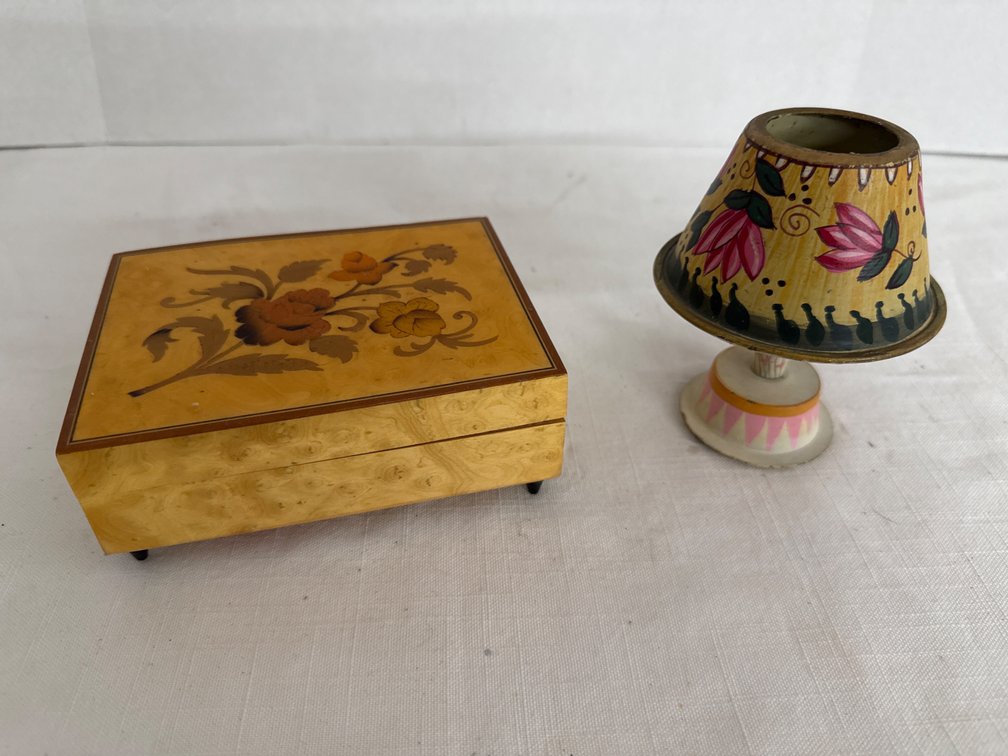 Music Box & Candle Holder