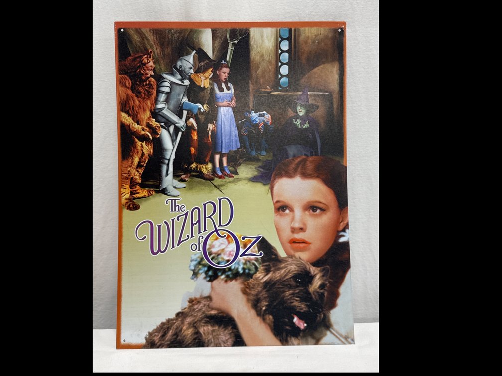 The Wizard of Oz Tin Sign