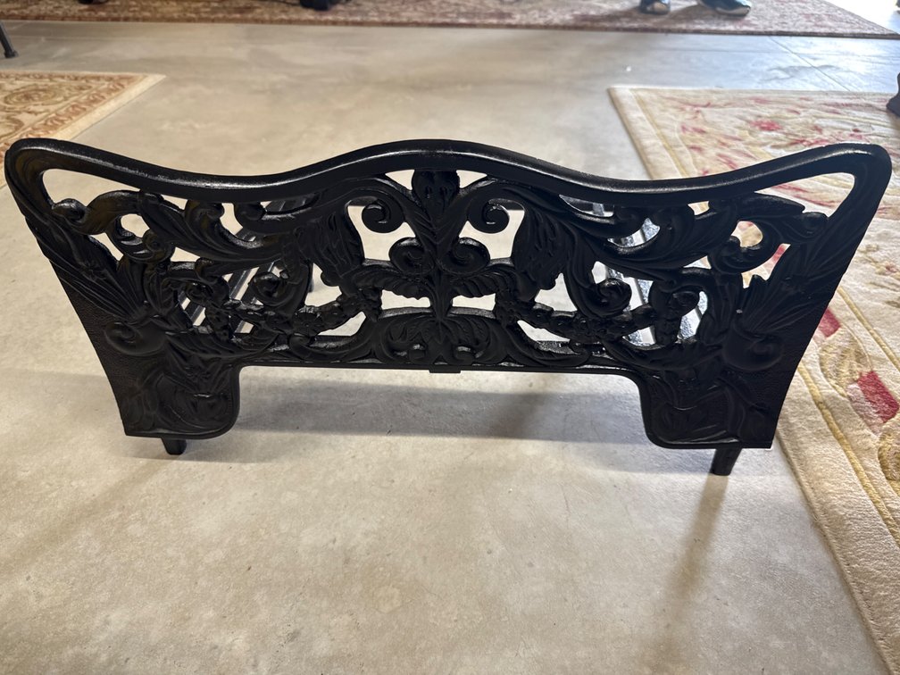 Cast Iron Decorative Firewood Holder