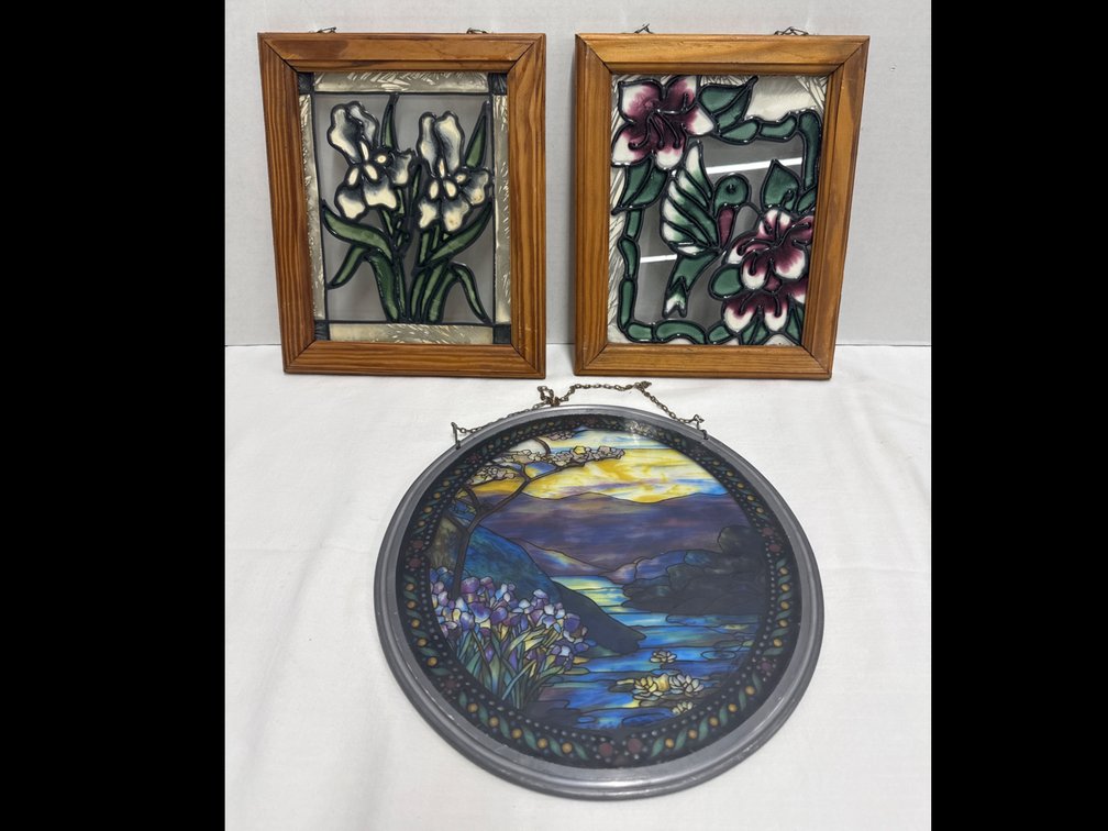 Stain Glass Suncatcher & Panels (3)