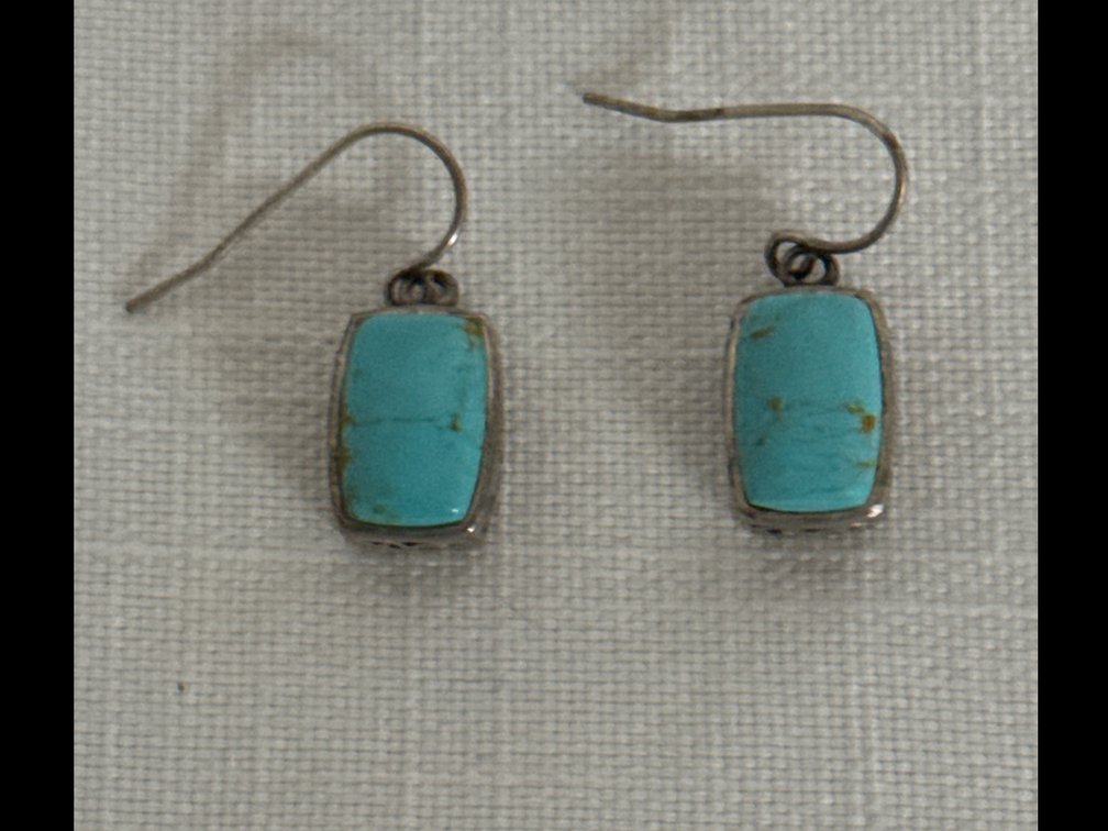 Sterling & Turquoise Dangle Earrings