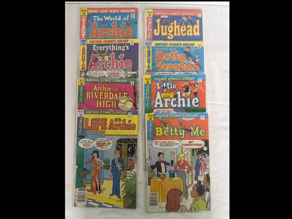 Vintage Archie Comics Group Comic Books (8)