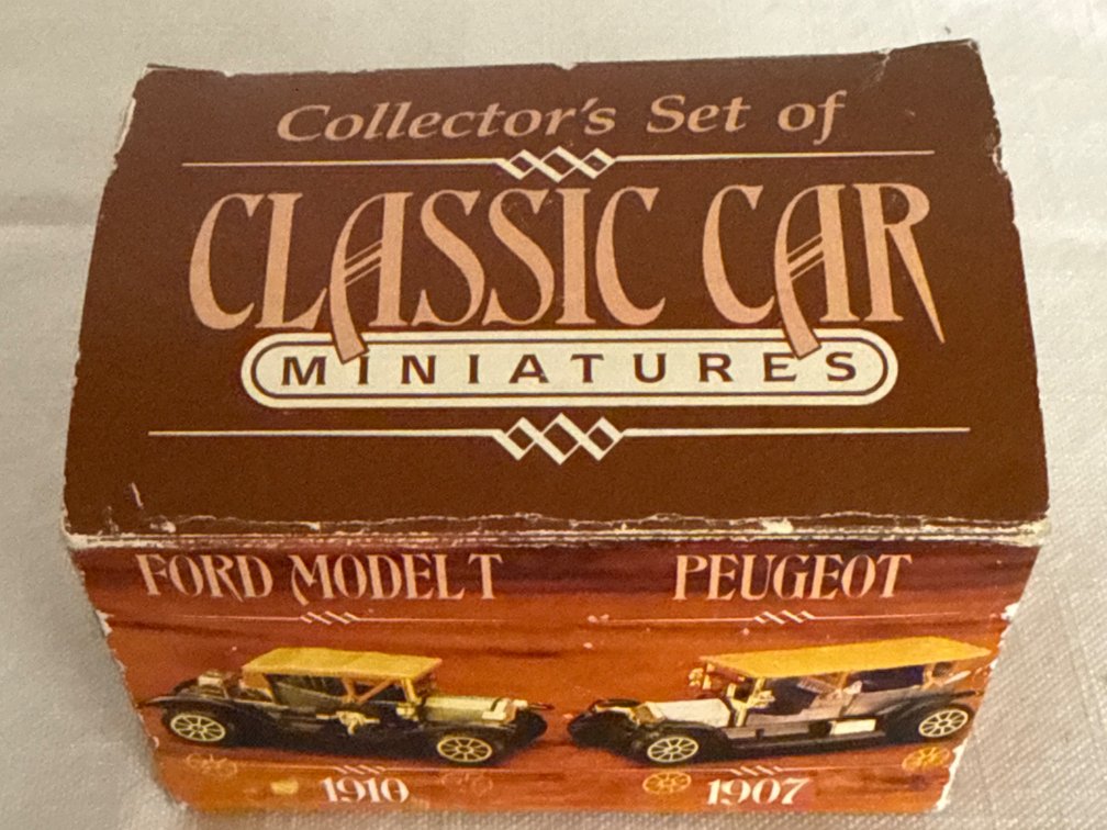 Collector’s Set of Classic Miniature Cars