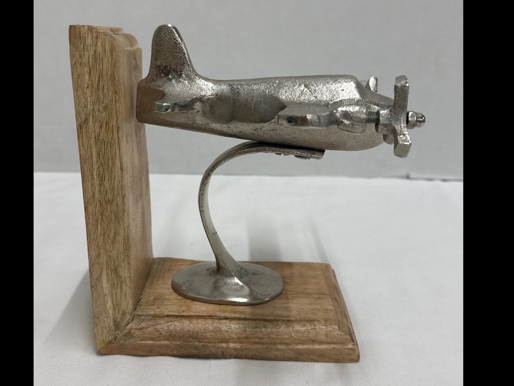 Wood & Chrome Airplane (1)