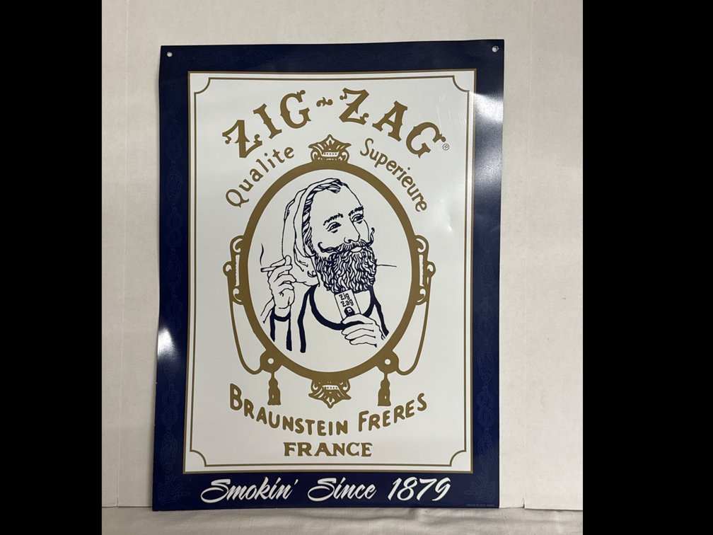 Vintage Zig Zag Smoke Sign