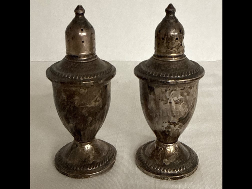Sterling Silver Salt & Pepper Shakers (2)