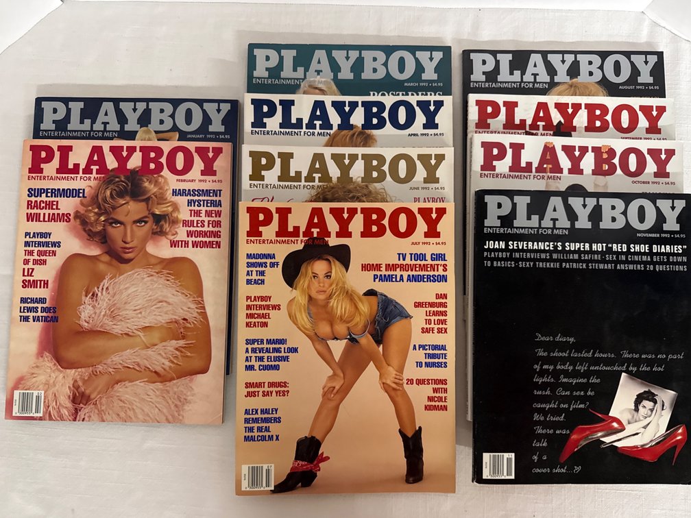 Vintage Playboy Magazines (10)