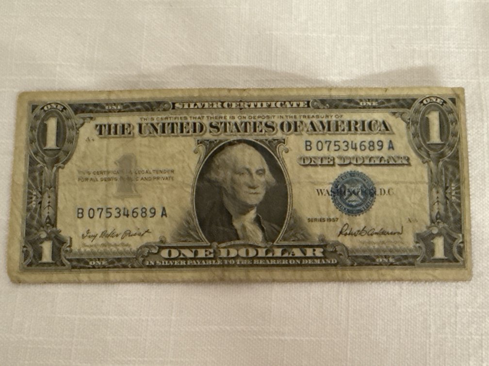 One Dollar Silver Certificate