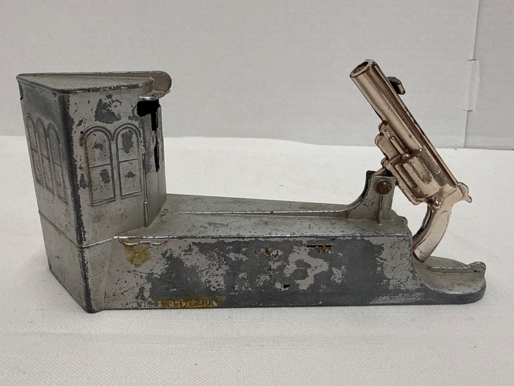 Vintage Wild West Mechanical Bank