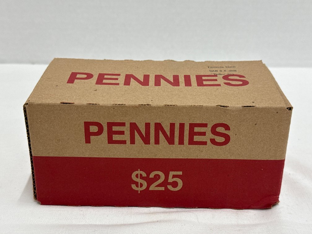 Sealed Box $25 Pennies