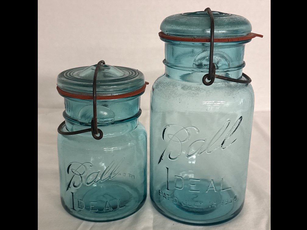 Vintage Ball Ideal Mason Jars (2)