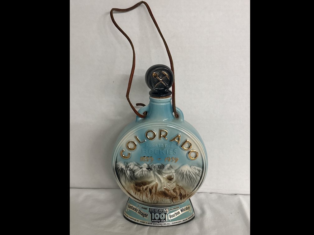 Vintage Colorado Bourbon Collector's Bottle