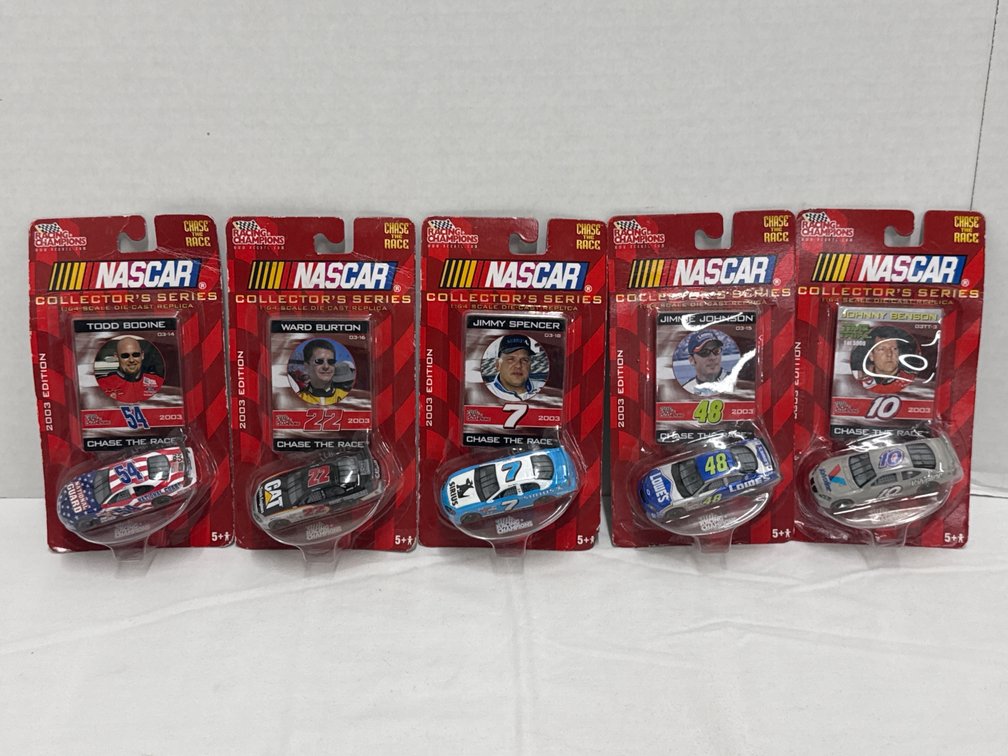 Nascar Collector’s Series Toy Cars (5) (NIB)