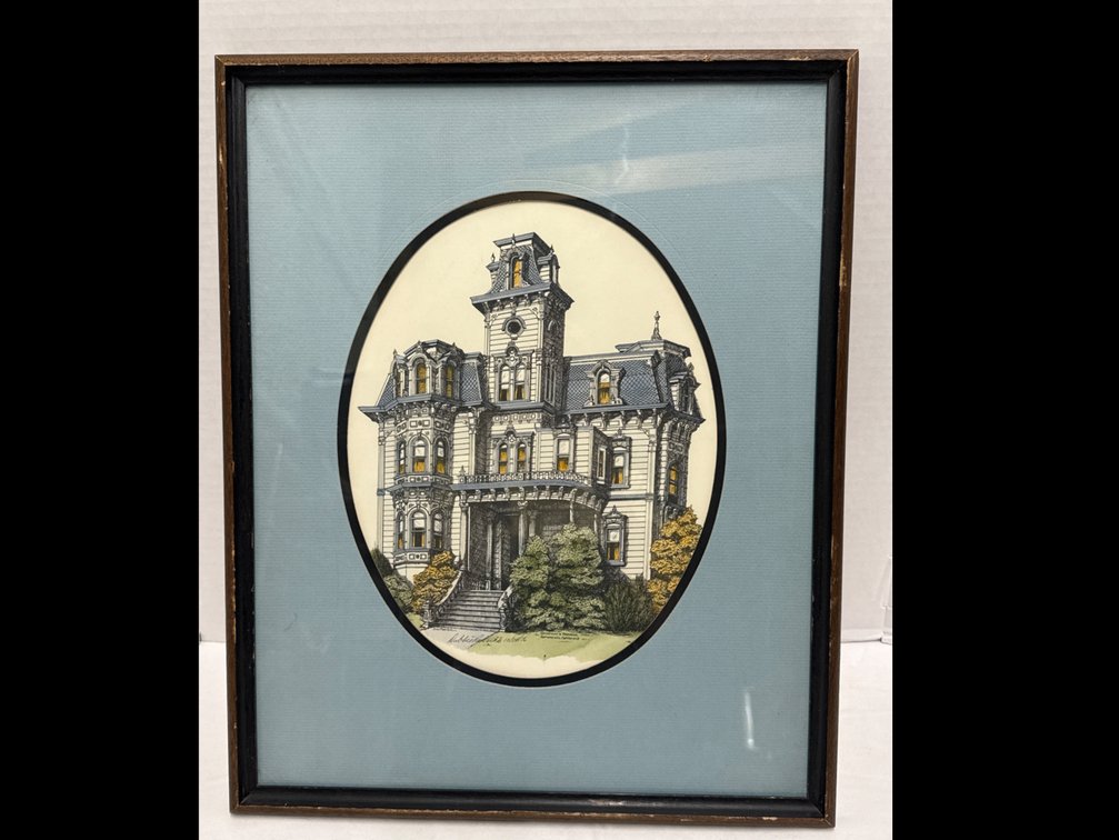 Hand-Colored D.W. Patrick Framed Print