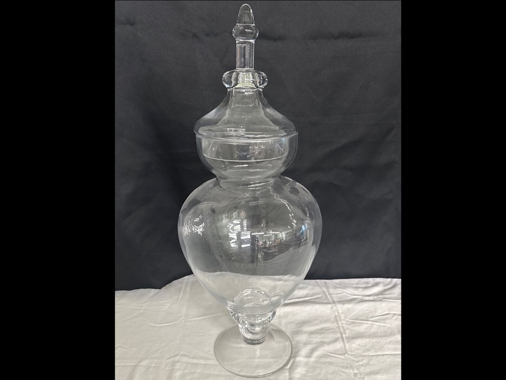 Large Glass Apothecary Jar