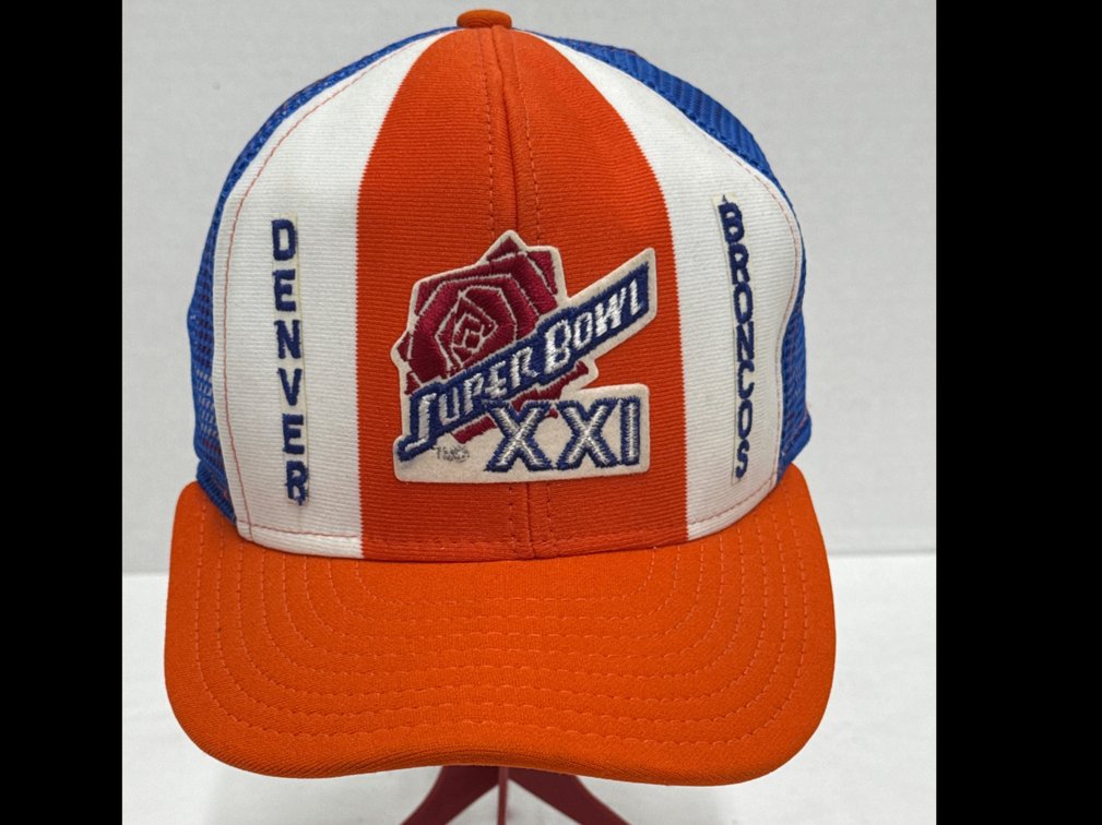 Vintage Denver Broncos Super Bowl XXI Hat