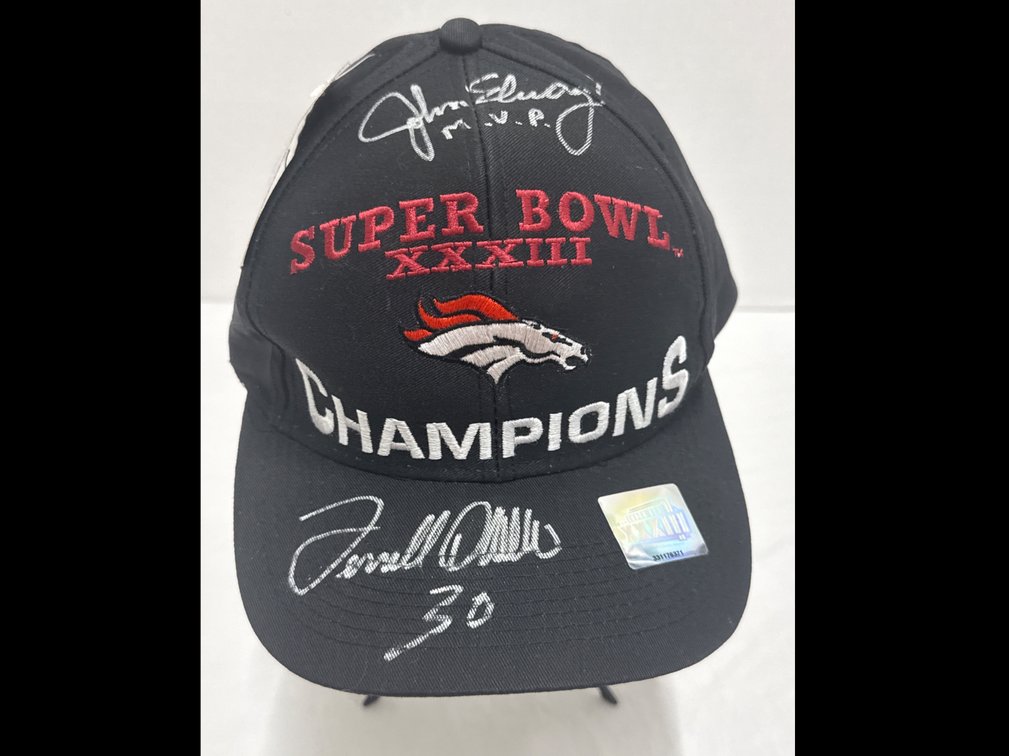 Broncos Super Bowl Signed Hat
