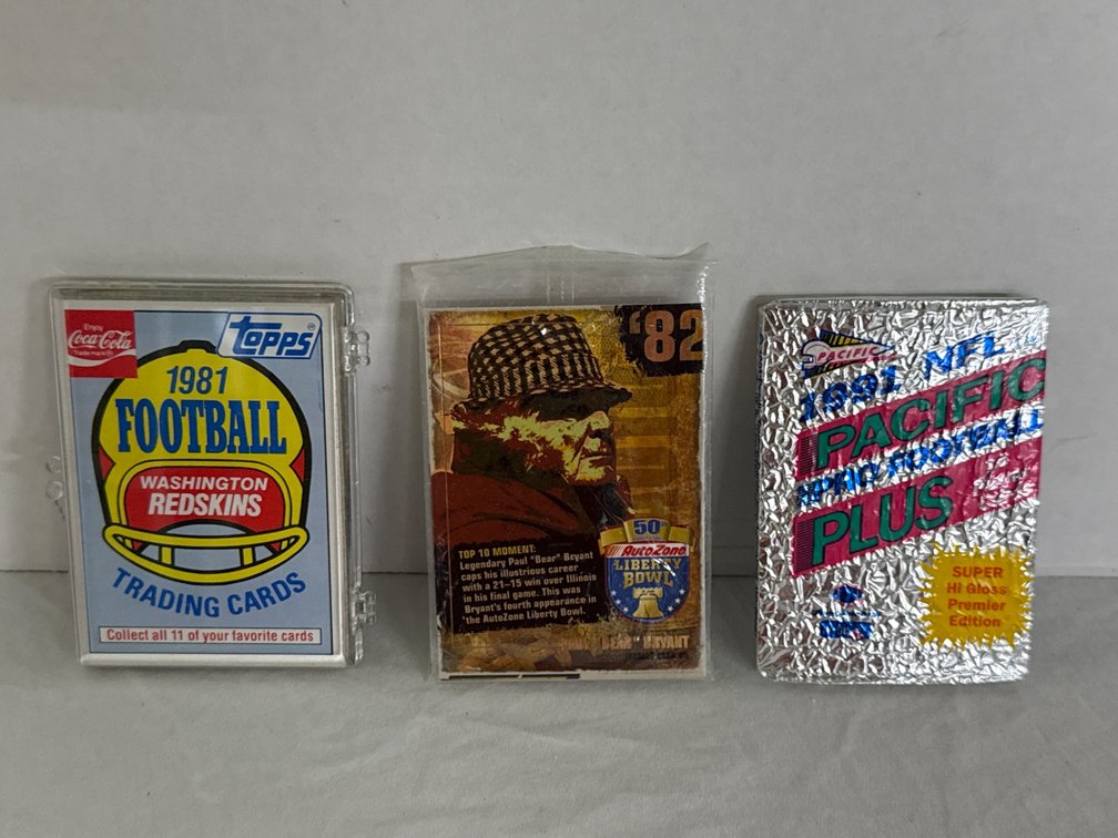 Vintage Football Cards (3 Packages)