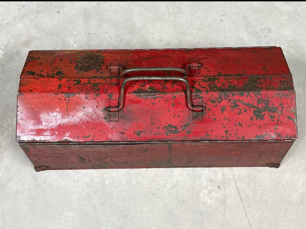 Vintage Tool Box with Tools