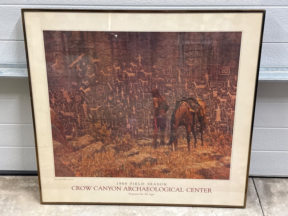 Framed “The Legend Wall”
