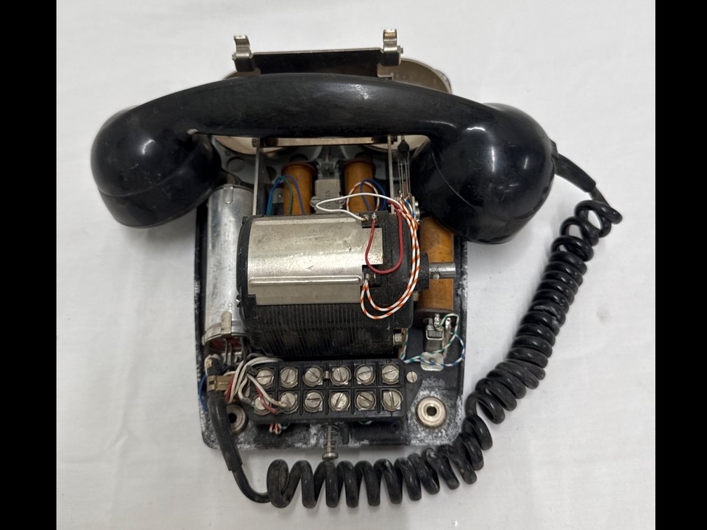 Vintage Components of Crank Phone