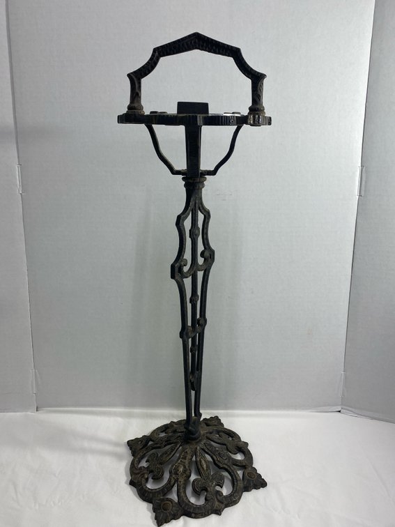 "Antique" Cast Iron Standing Ash Tray
