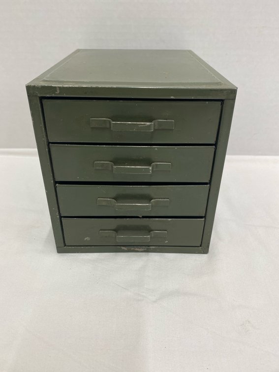 Vintage (Mid Century) 4-Drawer Metal File