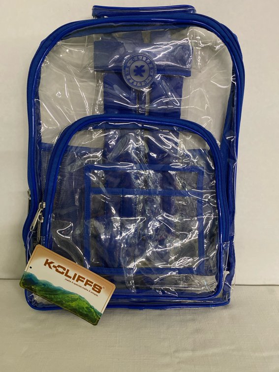K-Cliffs Super Heavy Duty Clear Backpack (NEW)
