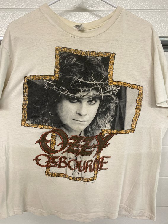 Vintage Ozzy Ozbourne 1989 Concert T-Shirt