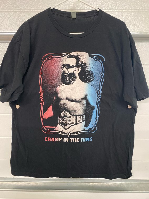 Jerry Gracia (Grateful Dead) Champ in the Ring T-Shirt