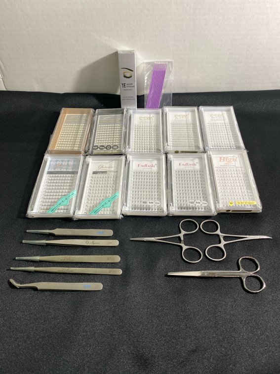 Collection of Professional Eyelash Replacement Supplies (New)