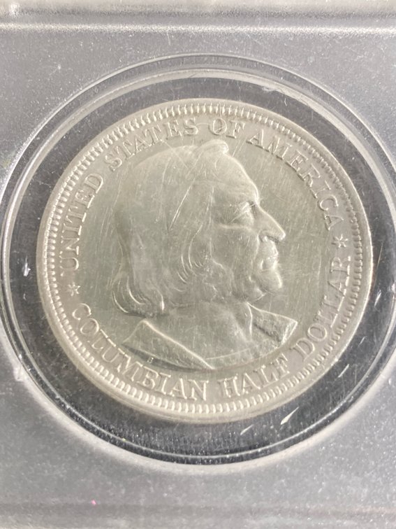 1893 (90%Silver) Columbus Voyage Half-Dollar