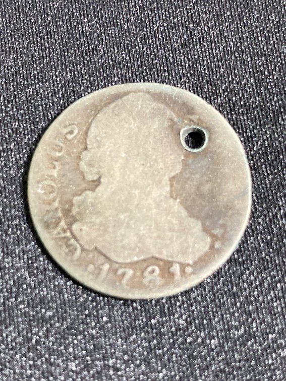1781 Spanish (90% Silver) Reales Pirate Treasure