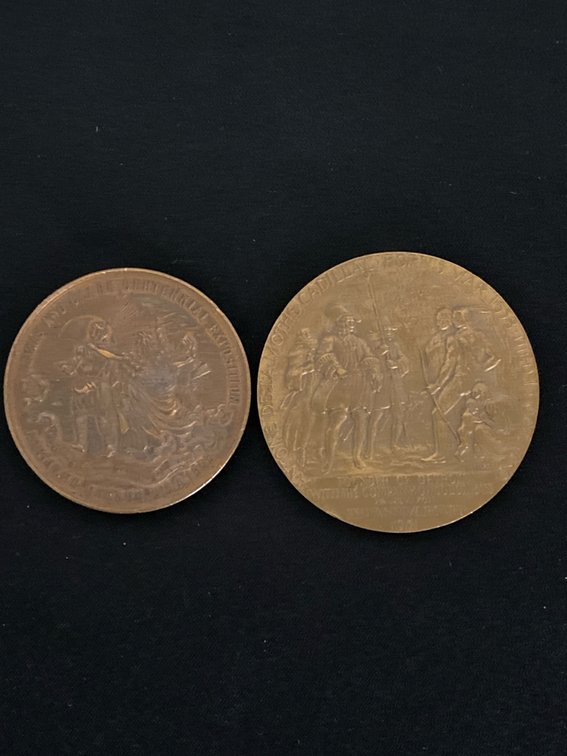 Vintage “Bronze” LARGE Commemorative Coins