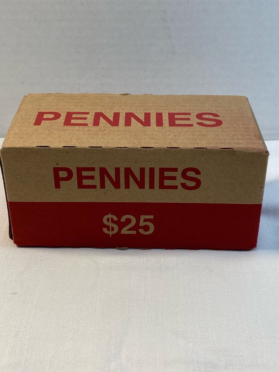 Unopened Box ($25) Pennies