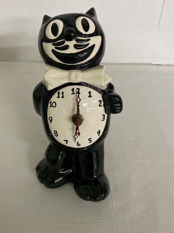 Vintage Ceramic “Kit-Cat Klock” By California Clock Company