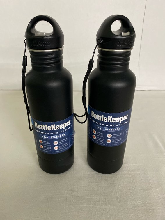 (2) 12-OZ BottleKeeper 2.0 Stainless Steel Vacuum-Insulated Bottles (NEW)