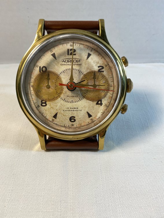 Aureole Chronograph 17 Rubis Desk Top Clock