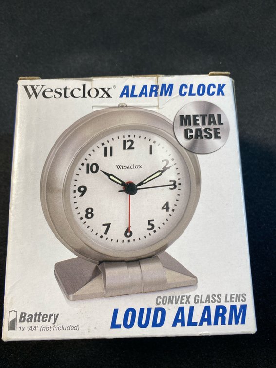 Westclox Alarm Clock (In-Box) Metal Case