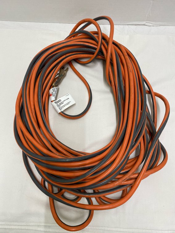 100-Foot Ridged Heavy Duty SJTW 12 Gauge Electrical Cord