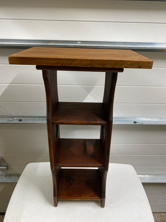 Arts & Crafts Magazine Holder Style Table