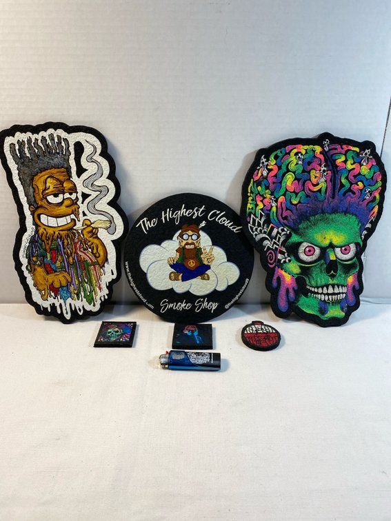 Moodmats (3-Large & 3-Small) & Custom Lighter