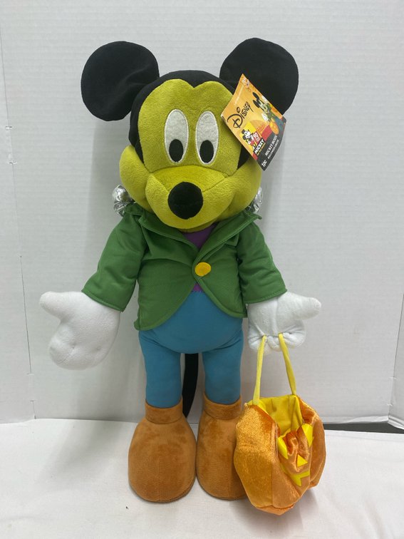 Large Disney NEW with Tags Halloween Mickey Mouse