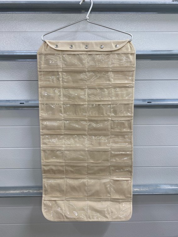 Hanging (Aluminum Hanger) Jewelry Caddie Double Sided