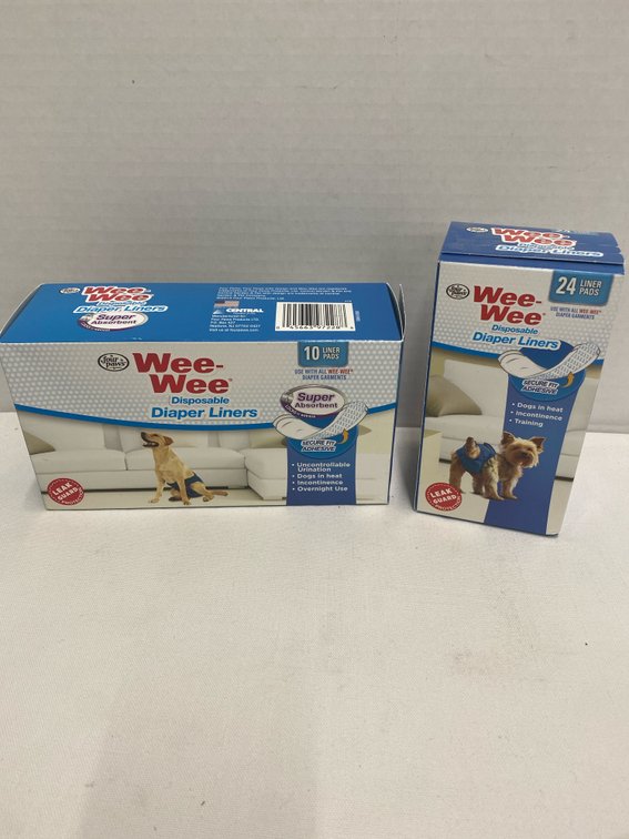 NEW… Wee-Wee Disposable Liners (2 Packages)