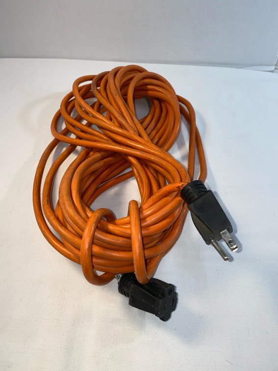 50-Foot Orange Heavy-Duty Electrical Cord