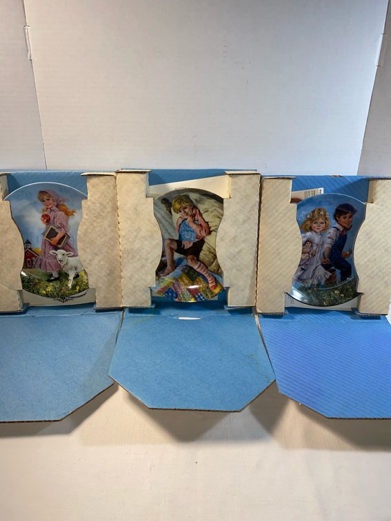 (3) Bradford Exchange (Reco International Corp) 1980’s Collector Plates by John McClelland